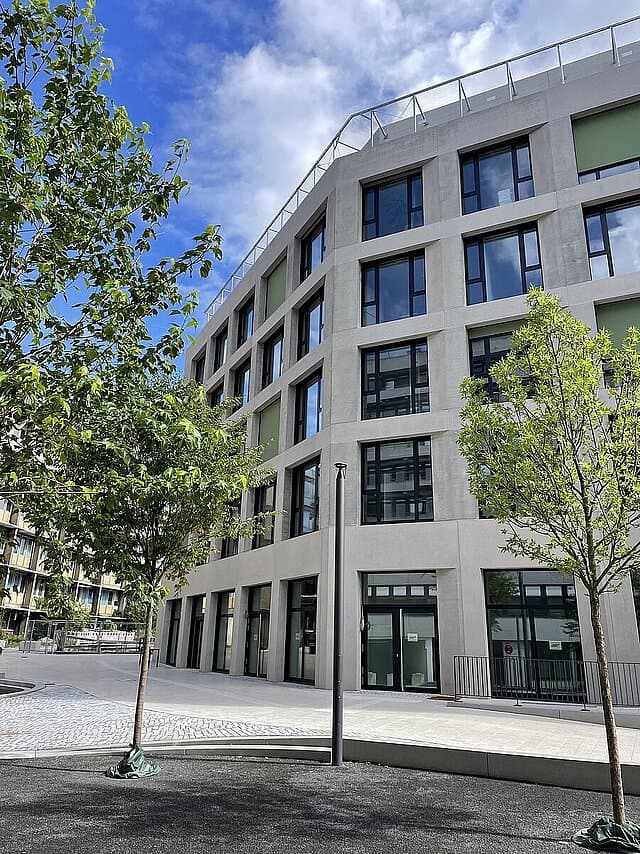 Außenansicht des Neuen Technischen Rathauses am Kulturraum Pforzheim